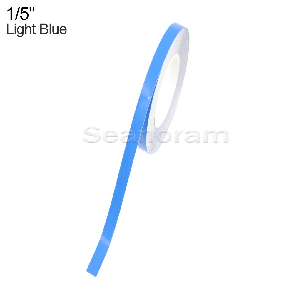 1/5" 5mm Light Blue DIY Home Shop Bar Pinstriping Pin Stripe Decal Vinyl Sticker