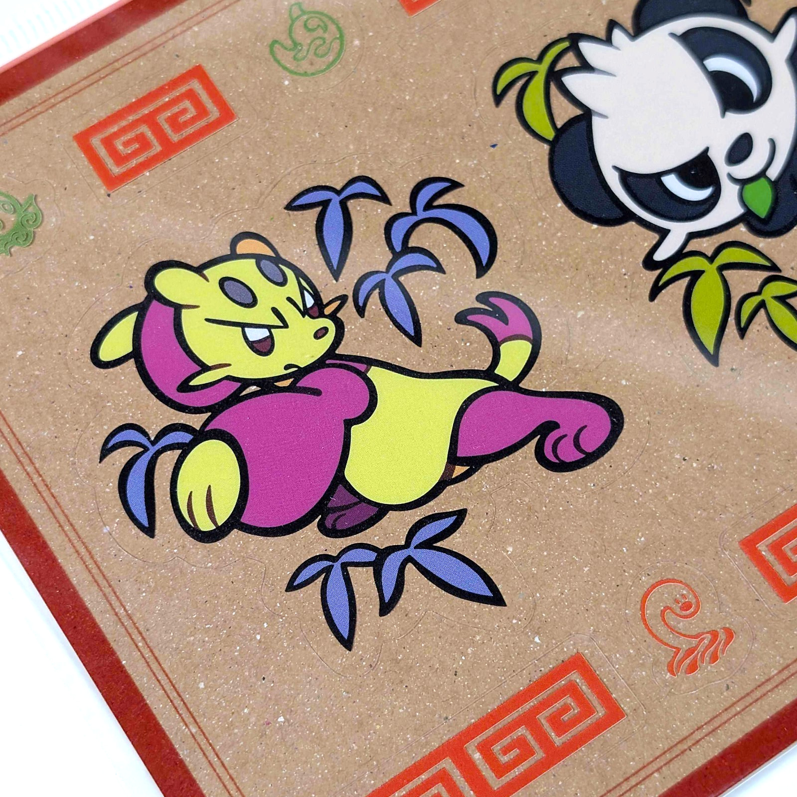 Pokemon Center Japan Pikachu Hanten Mienfoo & Pancham PET Sticker Sealed New