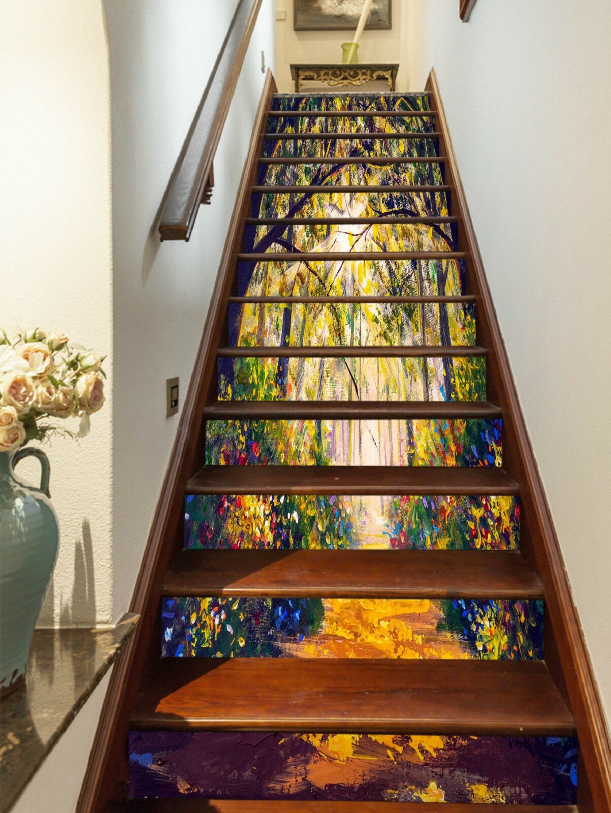 3D Oil Painting NA476 Stair Risers Decoration Photo Mural Decal Wallpaper Fay