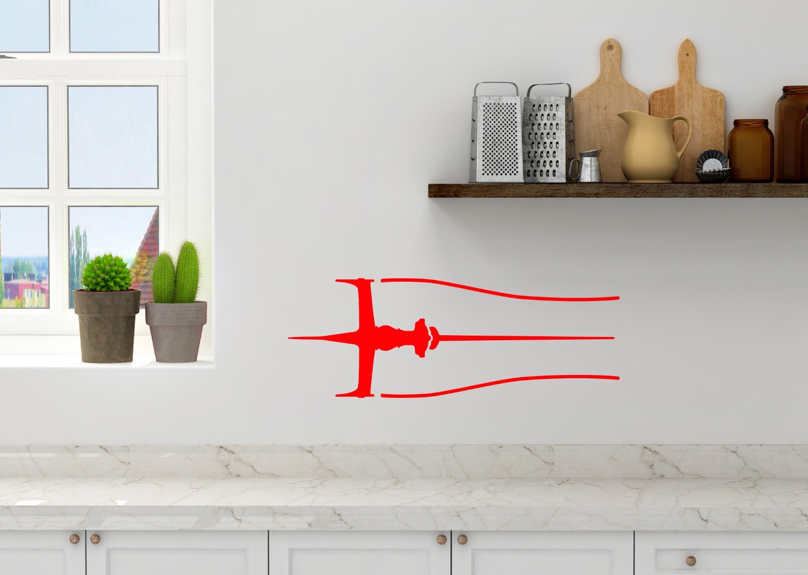 Cowboy Bebop Ship Swordfish Design Anime Space Wall Art decal Vinyl Sticker
