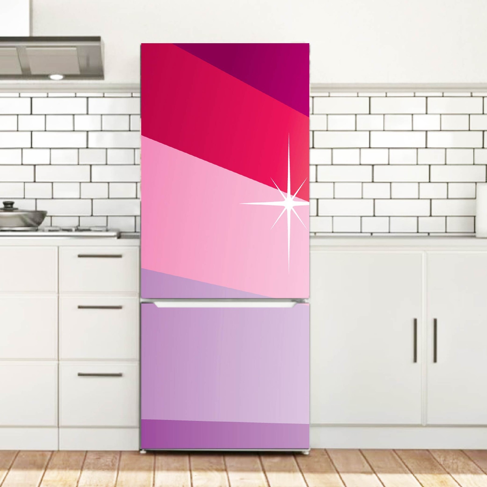 Large Refrigerator Wrap Vinyl Cover