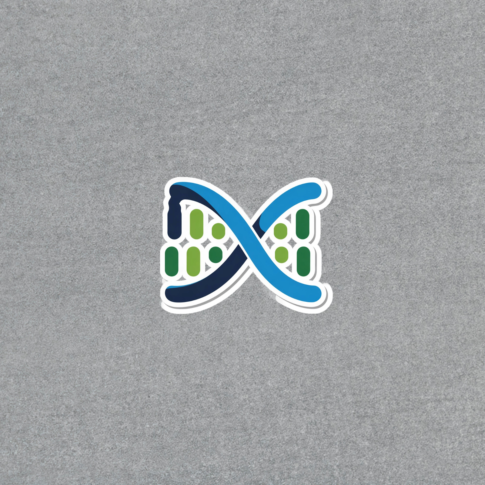 Modern Abstract DNA Molecular Science Sticker Decal #6620