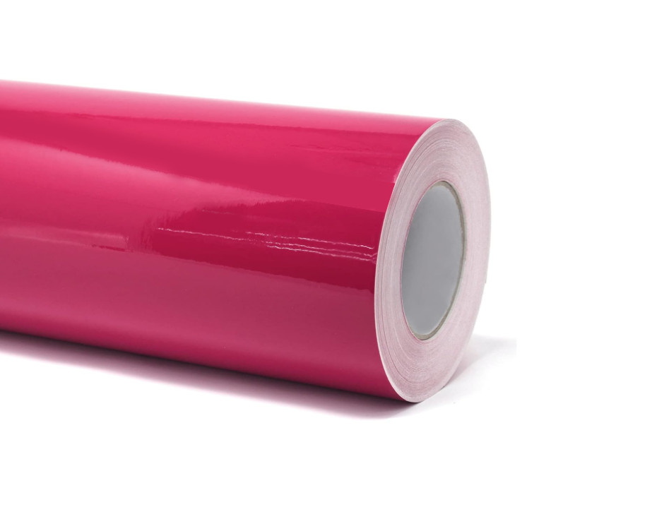 Glossy Pink Indoor Outdoor Motorcycle Scooter Car Tuning Adhesive Film