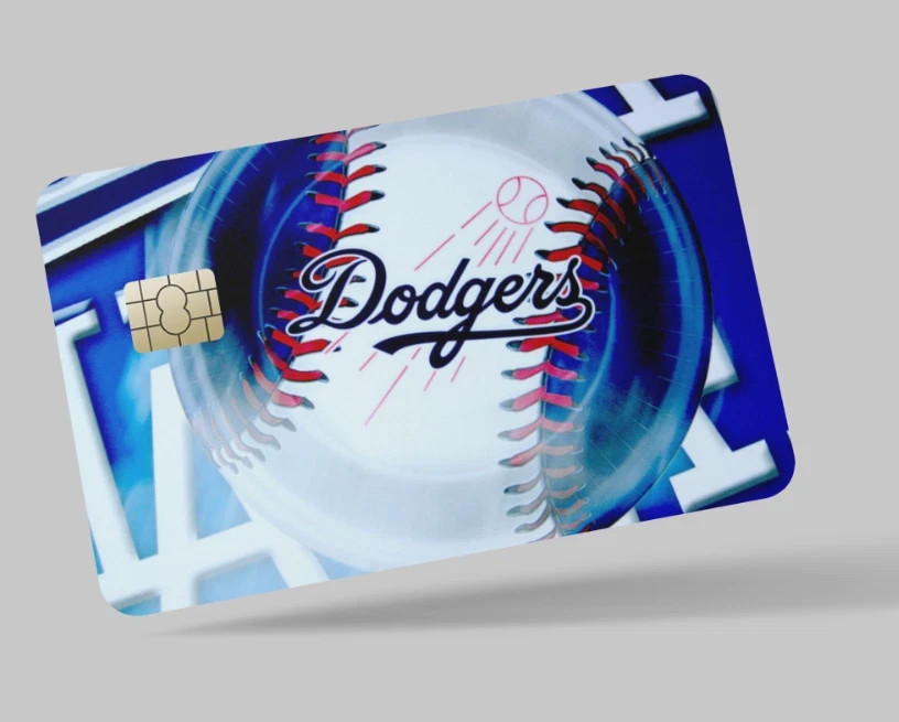 LA Dodgers Baseball Credit Card Skin Debit Card Vinyl Sticker