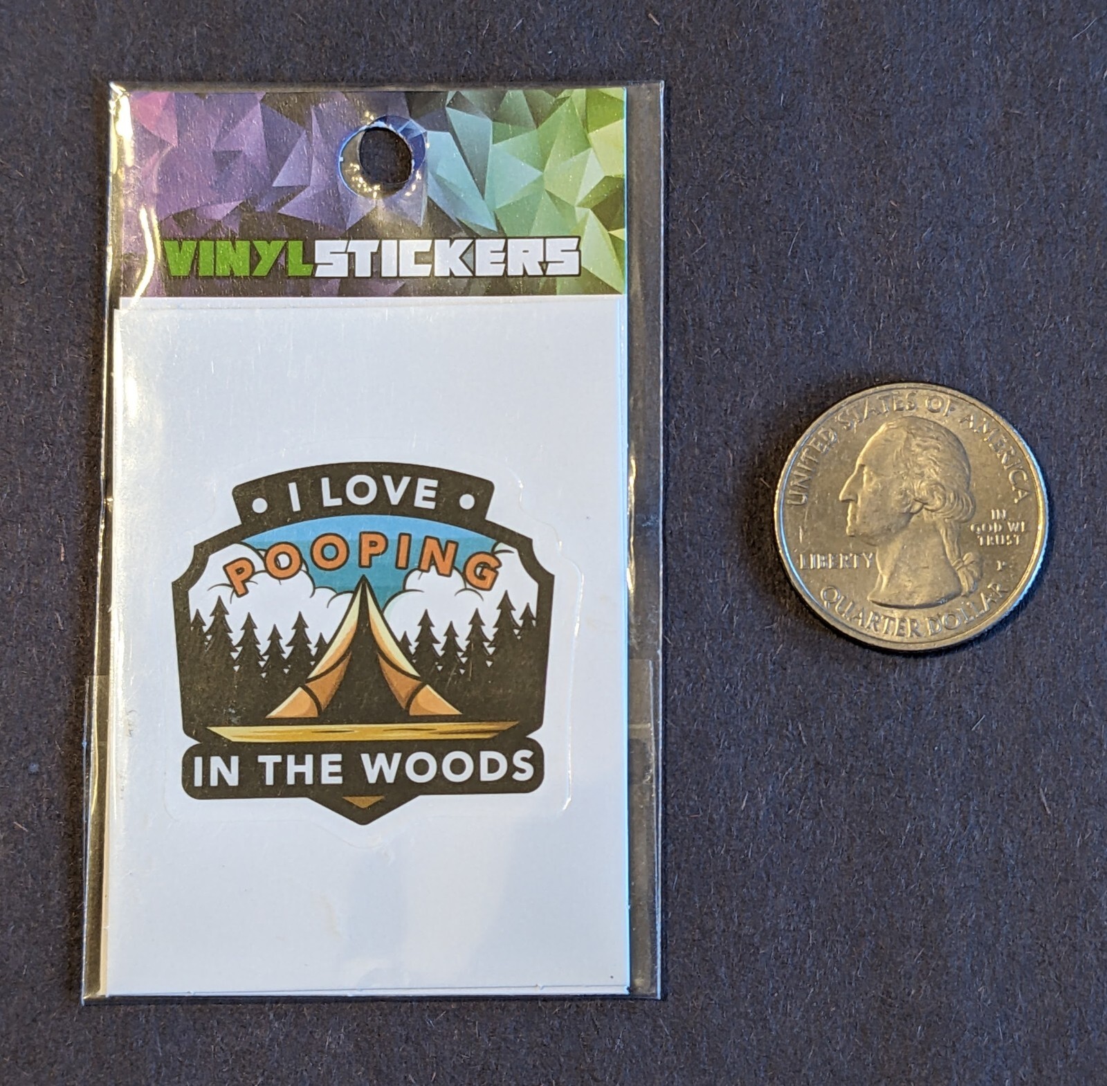 The Beard Abides Vinyl Sticker UV & Weather Resistant 1.13/16 x 2.5 inches