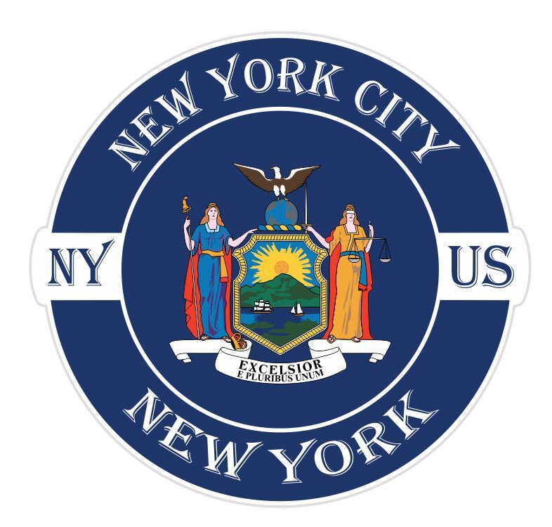 New York City New York Sticker Decal A734