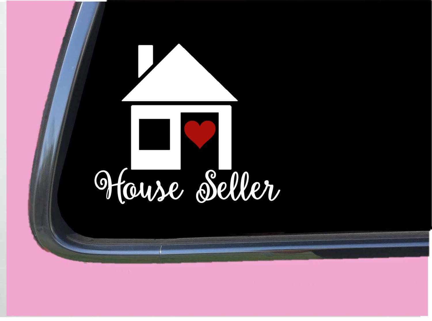 House Seller TP 730 6" Decal Sticker real estate agent sales auction closing