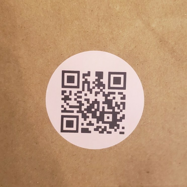 25 Pink Rick Roll Joke Video QR Code Labels/Stickers