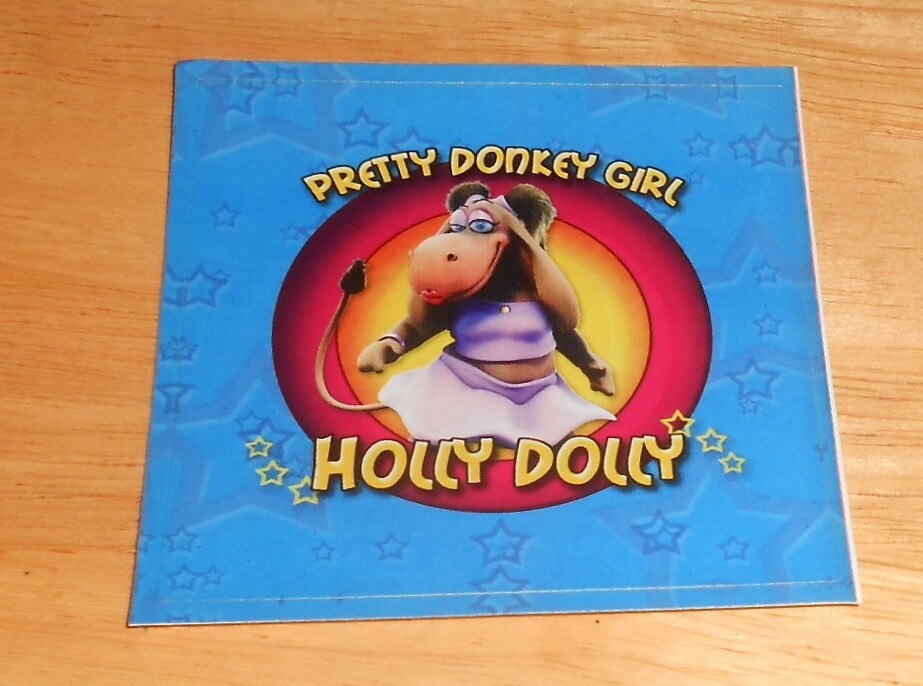 Holly Dolly Pretty Donkey Girl Sticker Promo (square) 3×3 Animated Pop