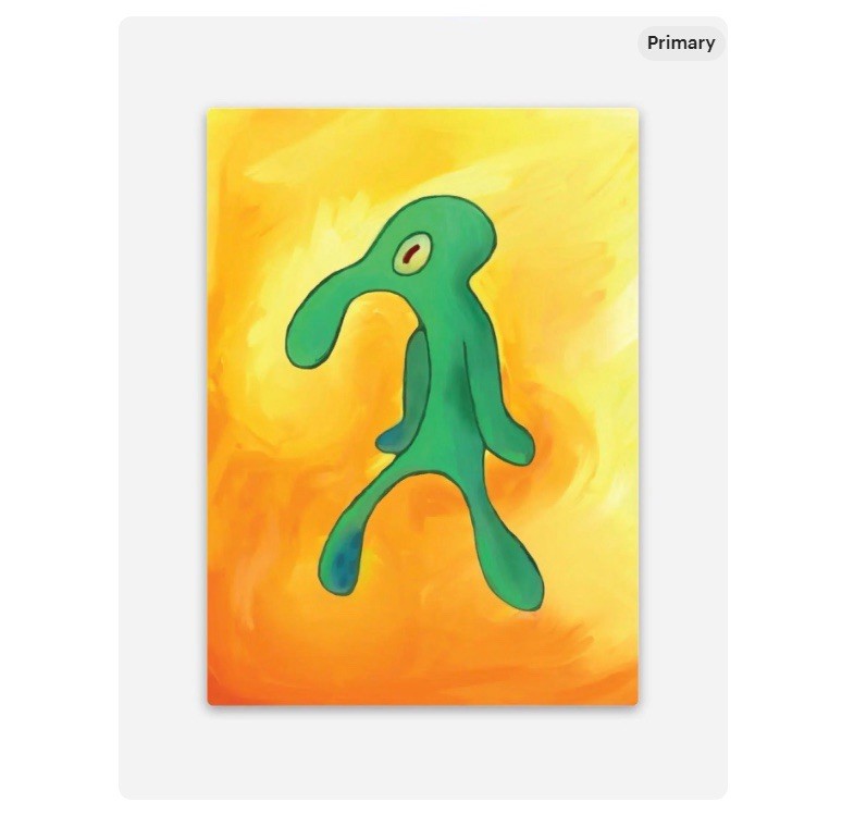 3” SpongeBob Bold And Brash Sticker Matte Finish Dishwasher Safe