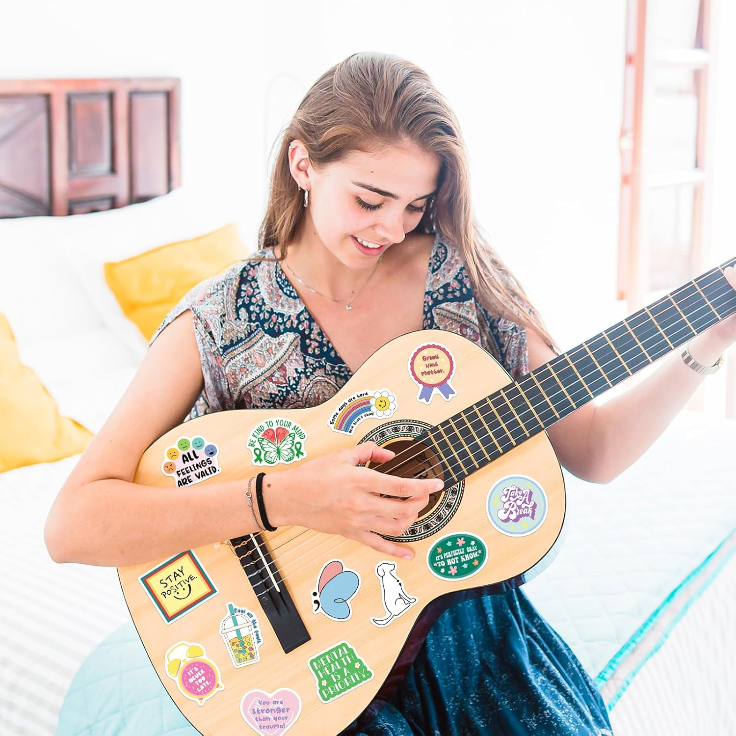 200PCS Mental Health Stickers, Mental Health Matters Awareness Stickers for Kids