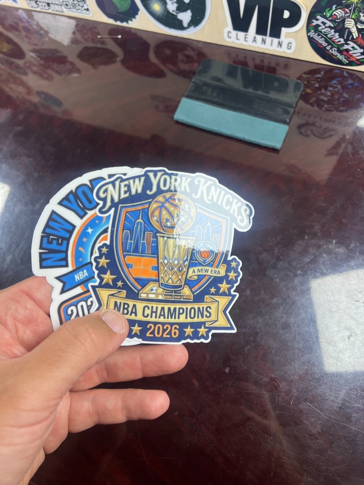 NEW YORK KNICKS STICKERS 2026 NBA Champions NYK Waterproof Vinyl NEW
