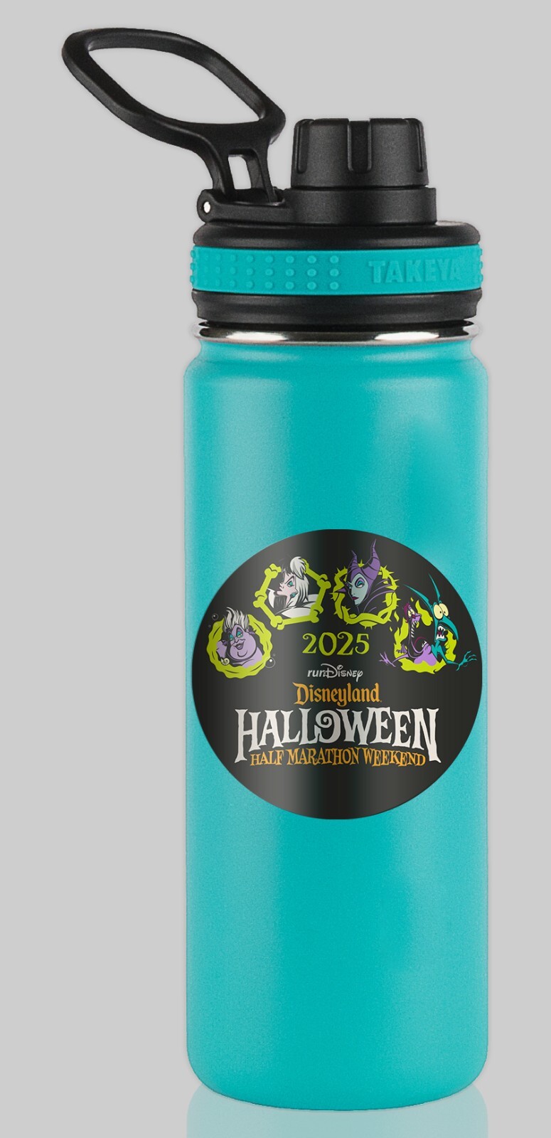 Disneyland Halloween Half Marathon Weekend 2025 Generic Water Bottle Sticker