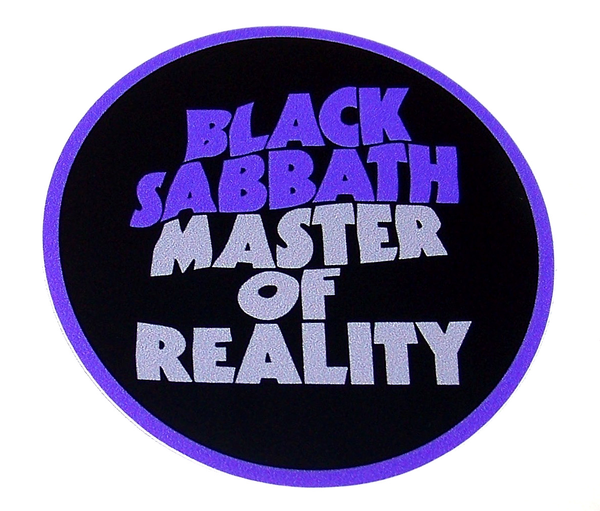 Black Sabbath – LARGE Die Cut Sticker "Master of Reality" Heavy Metal Ozzy