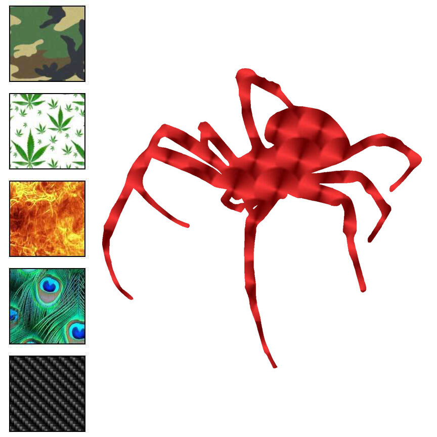 Tarantula Spider, Vinyl Decal Sticker, 40 Patterns & 3 Sizes, #6688