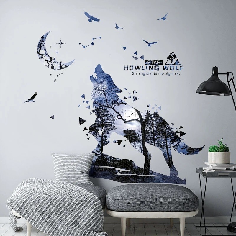 Wall Stickers Animal Birds Tree Decal Vinyl Mural Arts Kids Bedroom Home Decor