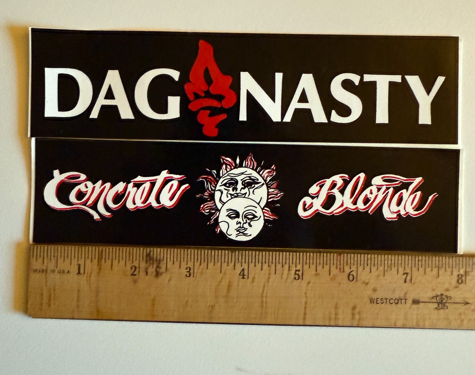 9 VTG Punk Rock 7… stickers, RANCID – AGNOSTIC FRONT – GREEN DAY – BEASTIE