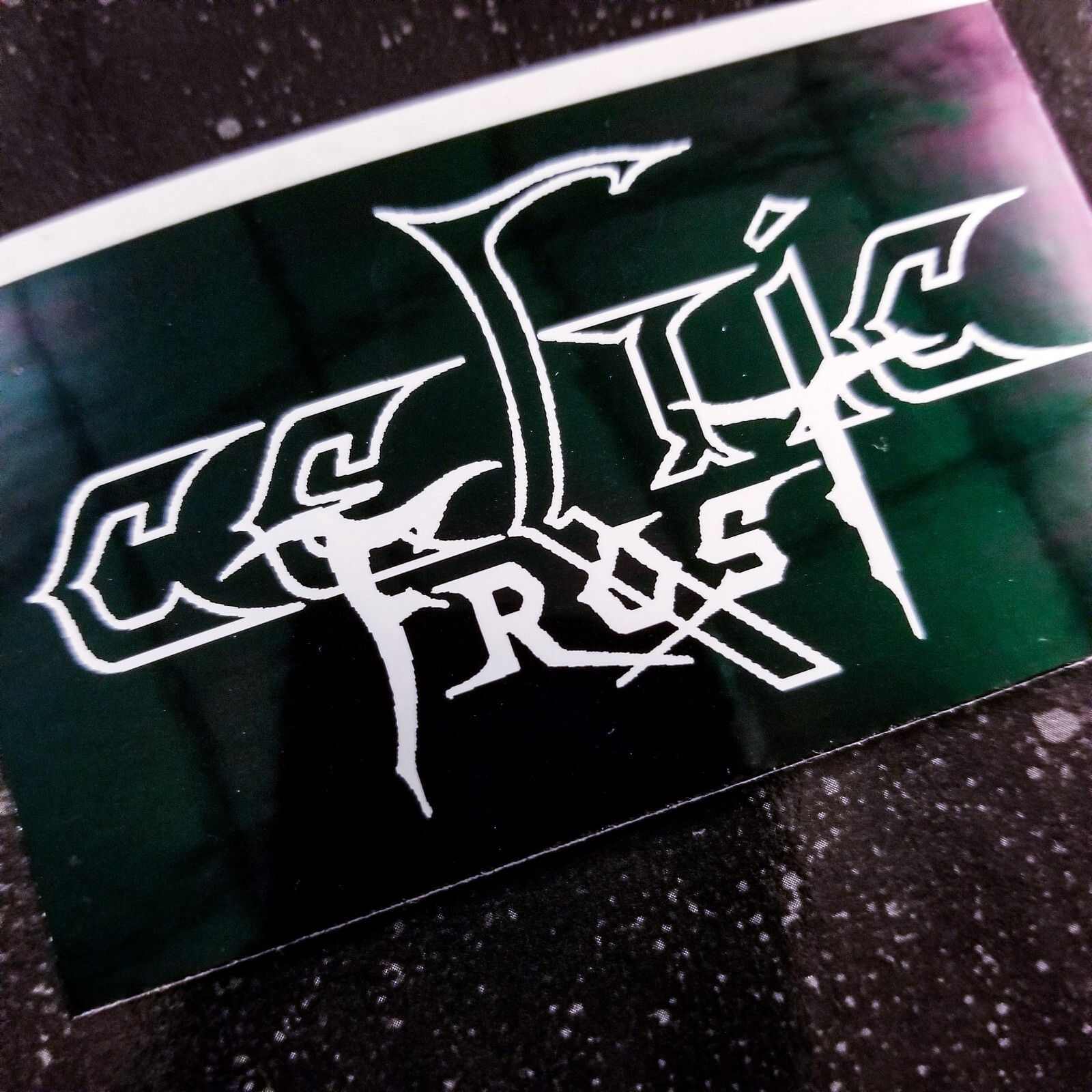Celtic Frost Logo 4 x 2" Waterproof Vinyl Sticker Decal [💪 HQ Durability] Metal