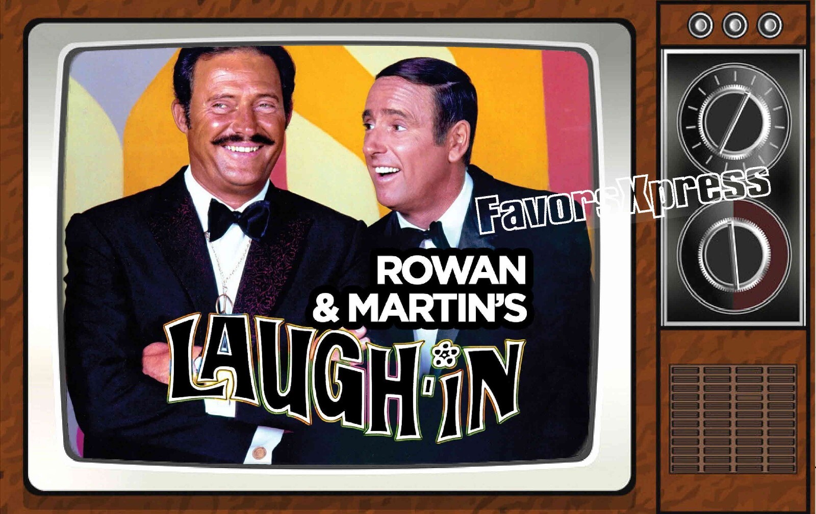 Rowan & Martin's Laugh-In Classic TV Show PHOTO MAGNET 4 X 2.5 INCHES