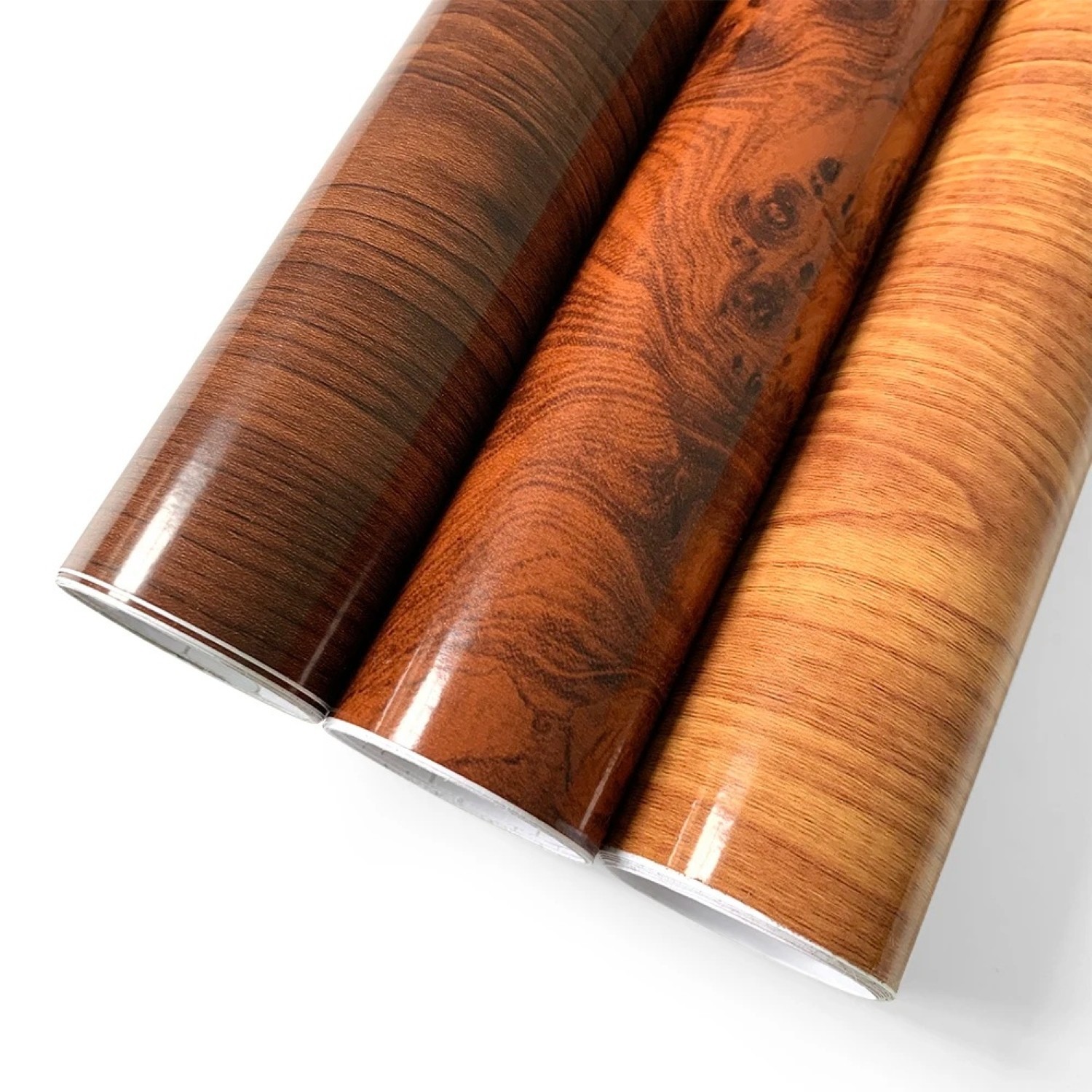 Sticker Decal Wrap PVC Film Glossy Wood Grain Polymeric DIY Car Interior Vinyl