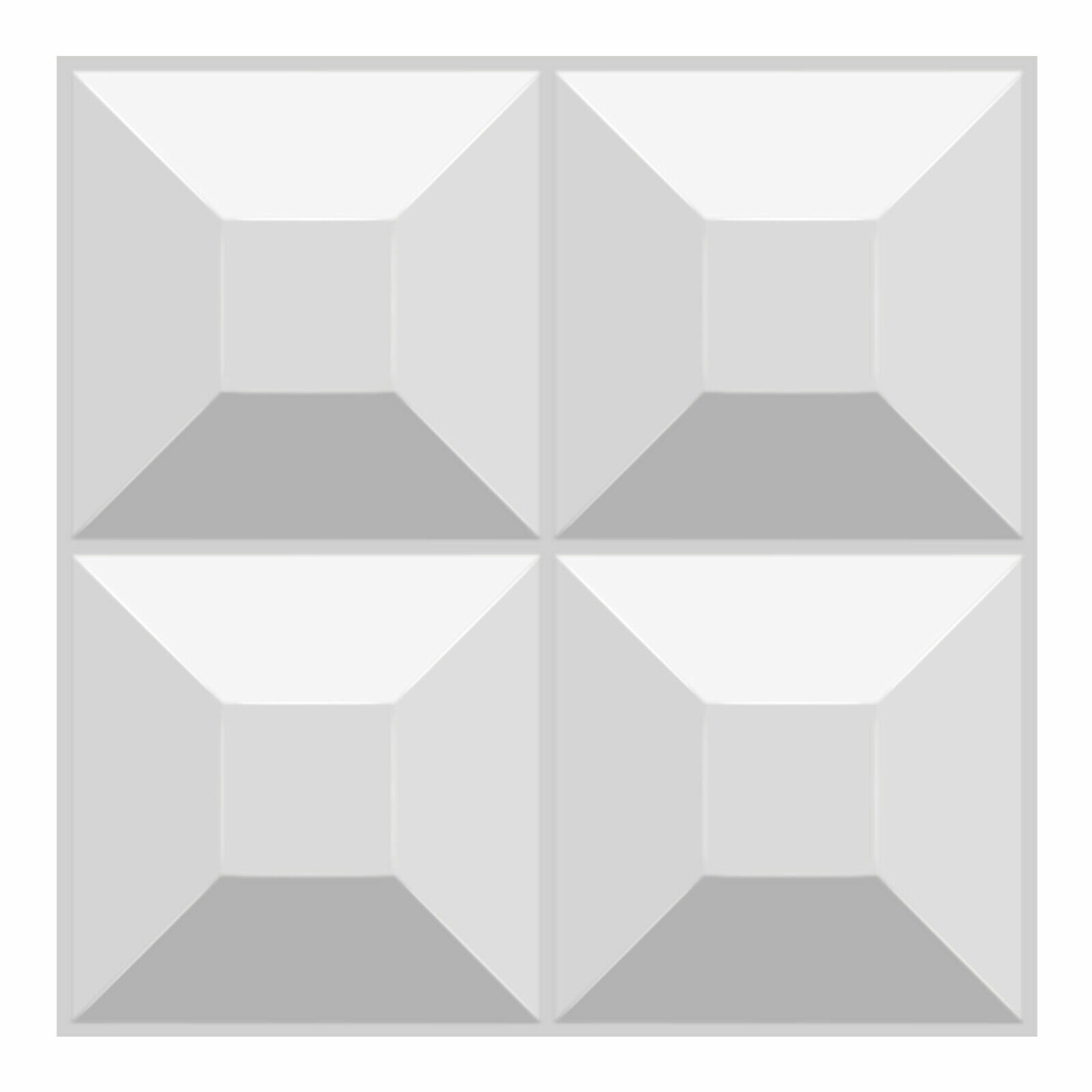 12 Packs Art 3d Peel and Stick Backsplash 12"x12" Self-Adhesive Subway Wall Tile