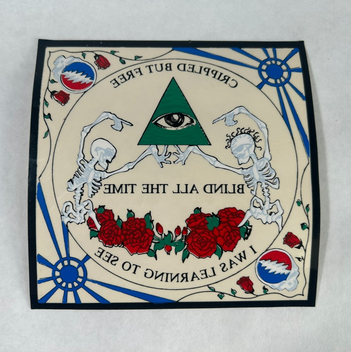 Vintage Grateful Dead "Blind All The Time" decal