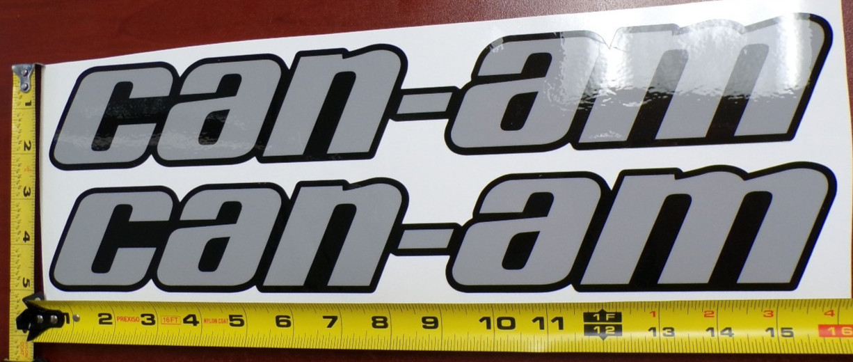CAN-AM MAVERICK X3 R GRAPHIC DECAL STICKER USA MADE GREY BLACK CANAM FOR REAR