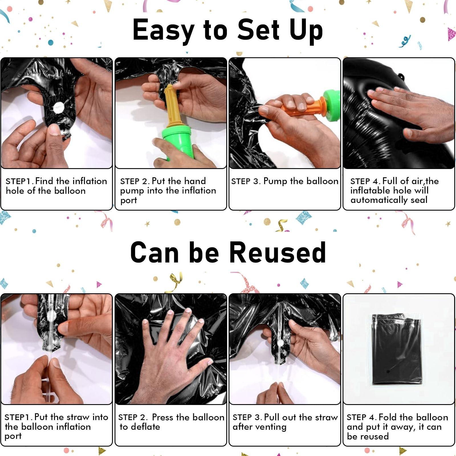 Oh I’m 100! Latex Balloons 16 Inch Black Hallo One Hundred Cheers to 100 Y