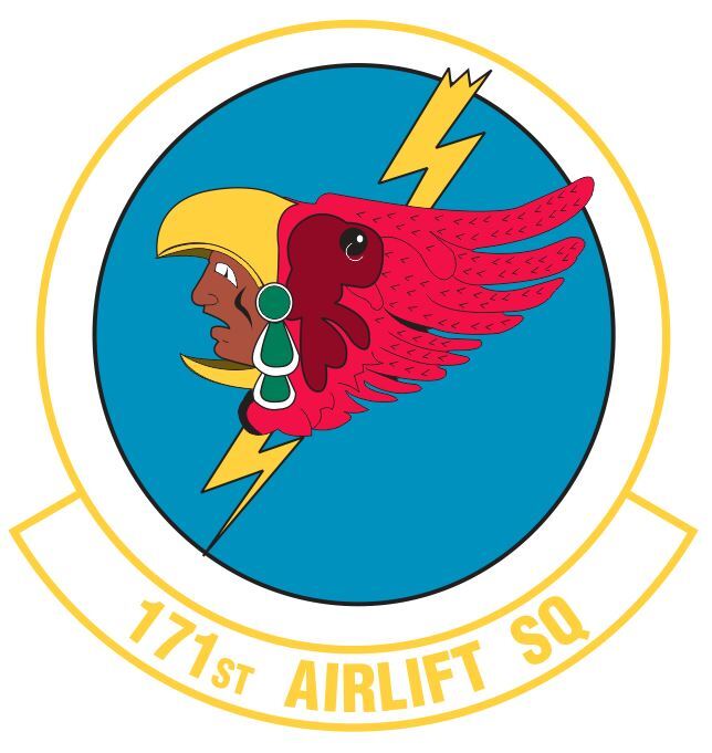 171st Airlift Squadron Sticker Decal Military Armed Forces M806
