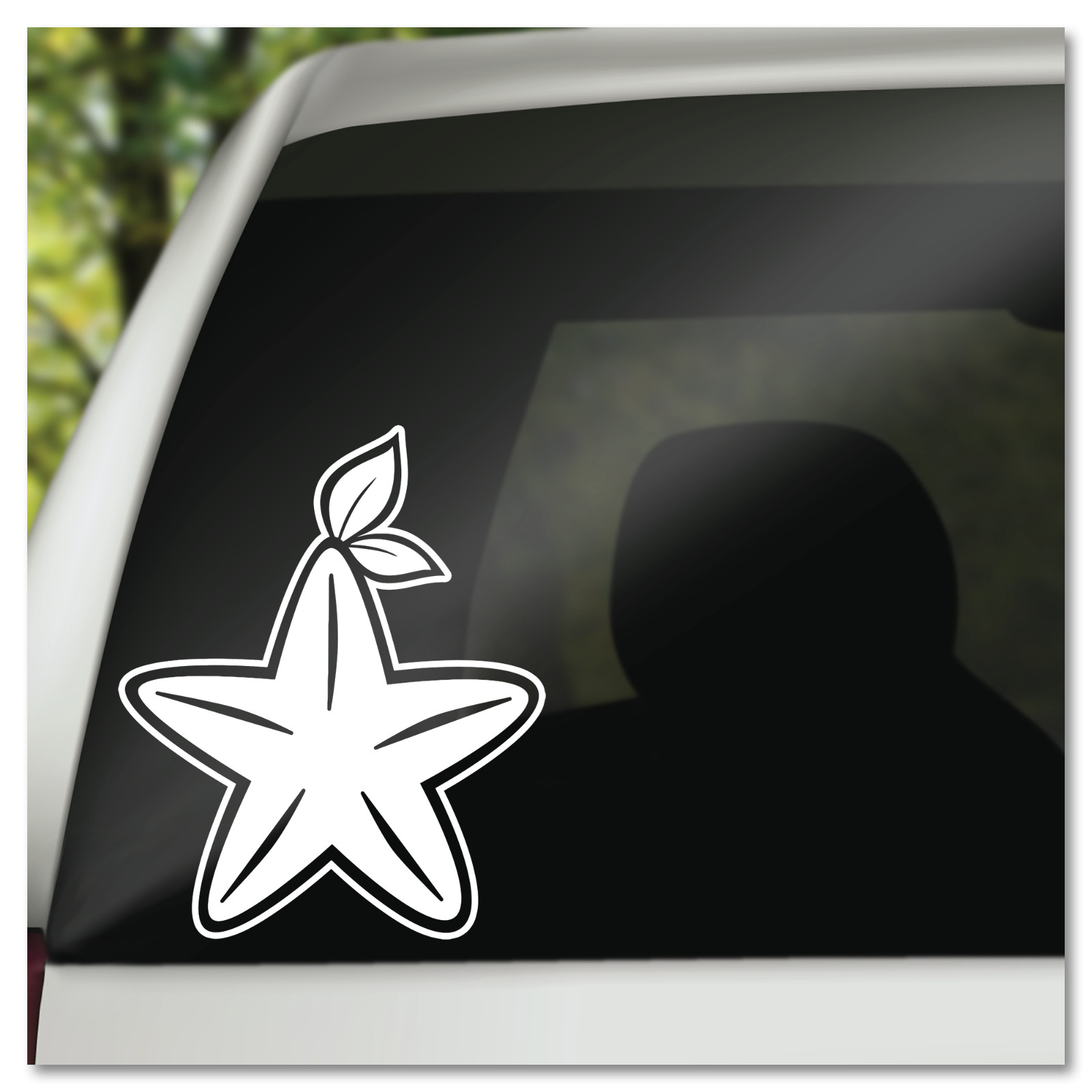 6" Video Game Kingdom Hearts Paopu Fruit Vinyl Decal Sticker