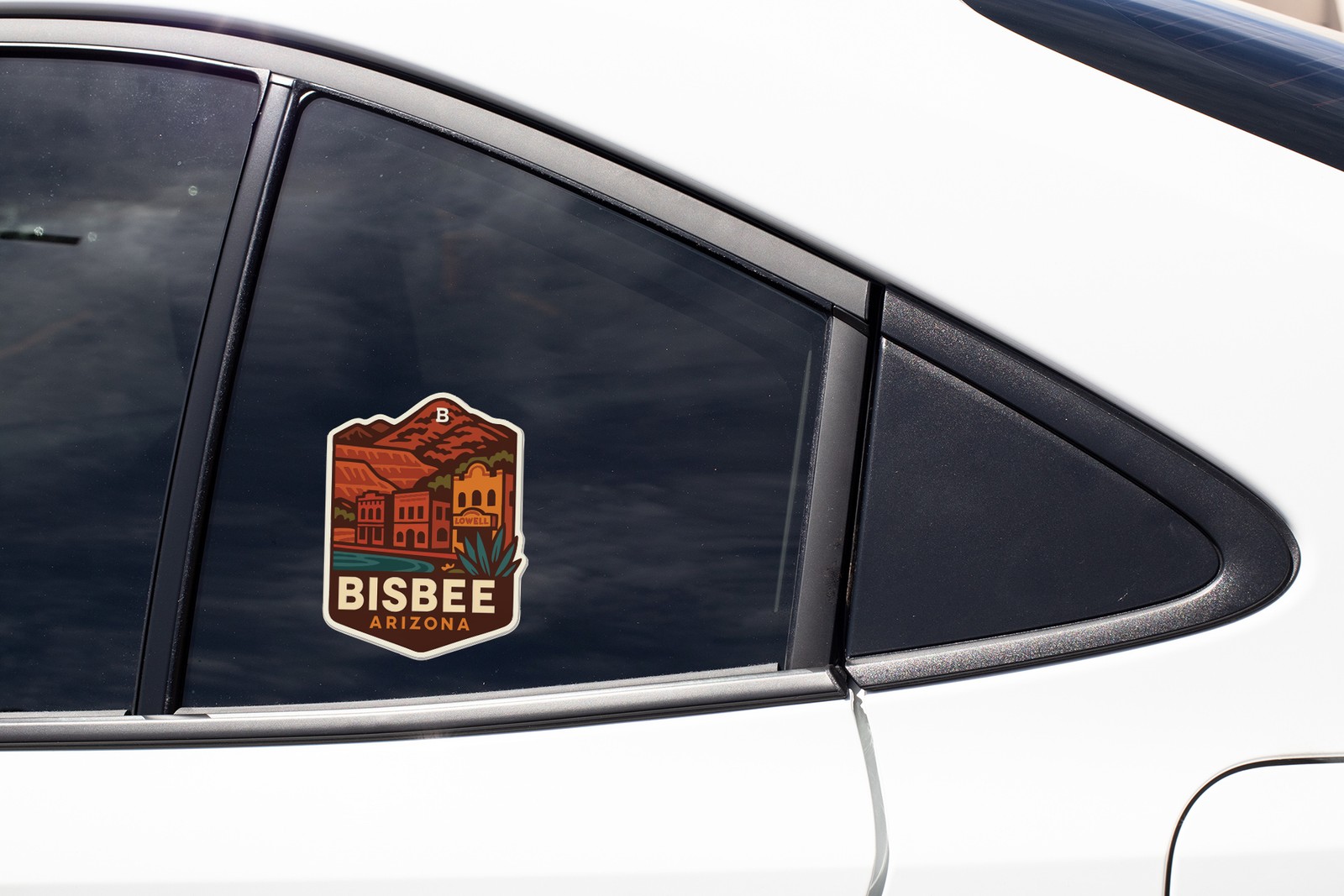 Bisbee Sticker Decal Vinyl Die-Cut City Skyline Landmark Design
