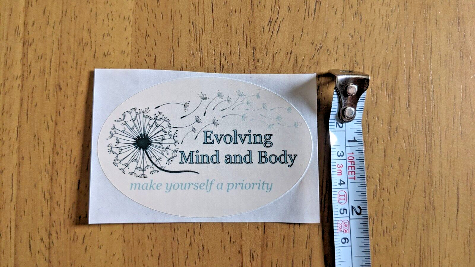 Evolving Mind and Body make yourself a priority sticker decal yoga wellness