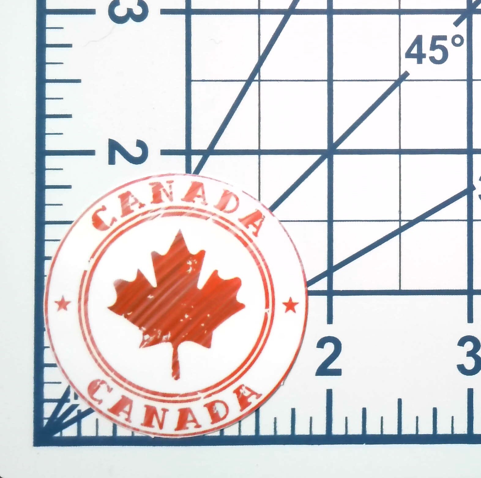 Canada Maple Leaf Sticker Die Cut Flag Decal Travel Scrapbooking Journal Gift