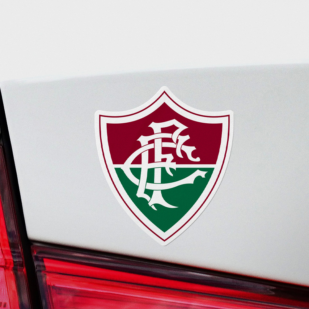 (4 Pack) Fluminense FC Brasil Vinyl Sticker Decal Calcomania Adesivo Flu