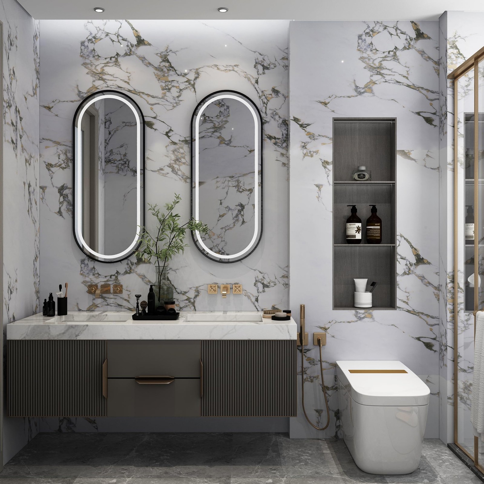 Marble self adhesive Contact Paper kitchen Granite Countertops peel and stick