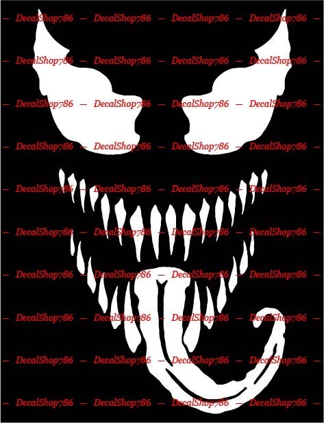 Venom Carnage Spiderman – Cars/SUV's/Trucks Vinyl Die-Cut Peel N' Stick Decals