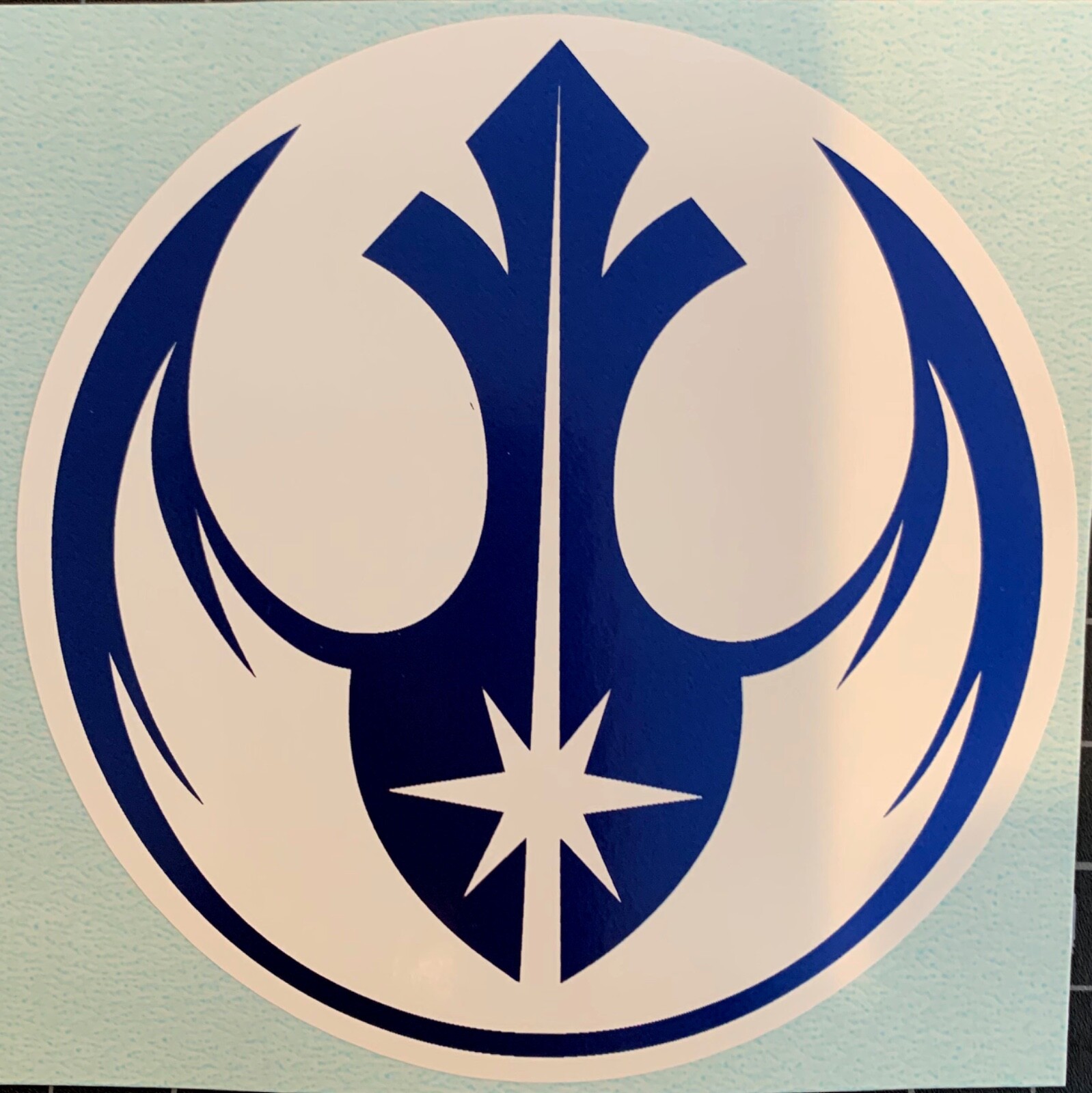 Star Wars Rebel Alliance Jedi Order Decal (Blue)