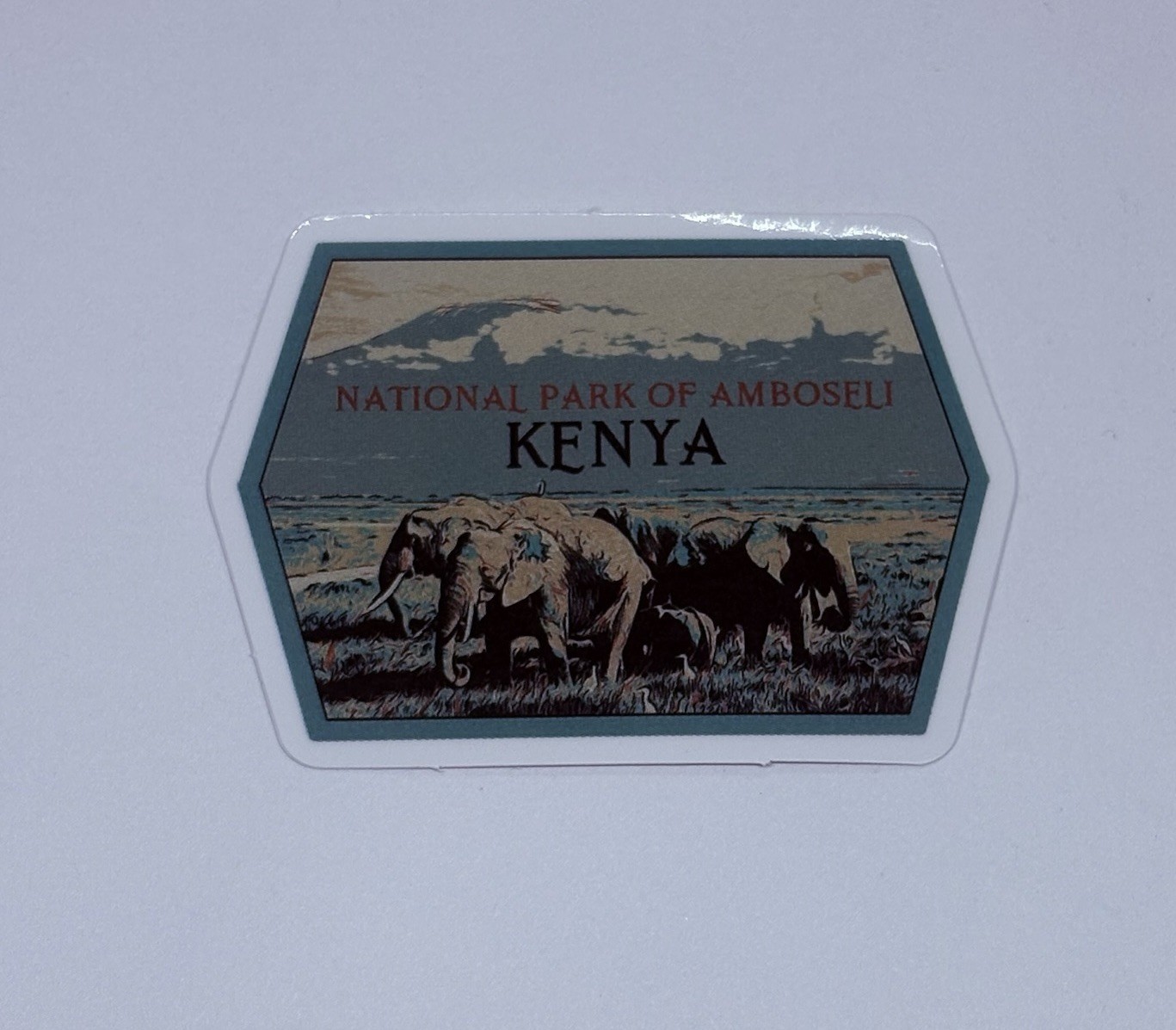 National Park Of Amboseli Sticker Travel Art Decal Vinyl Country Souvenir Tc9