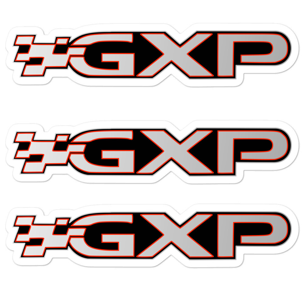 GXP Stickers (3) Emblem Logo Badge Script