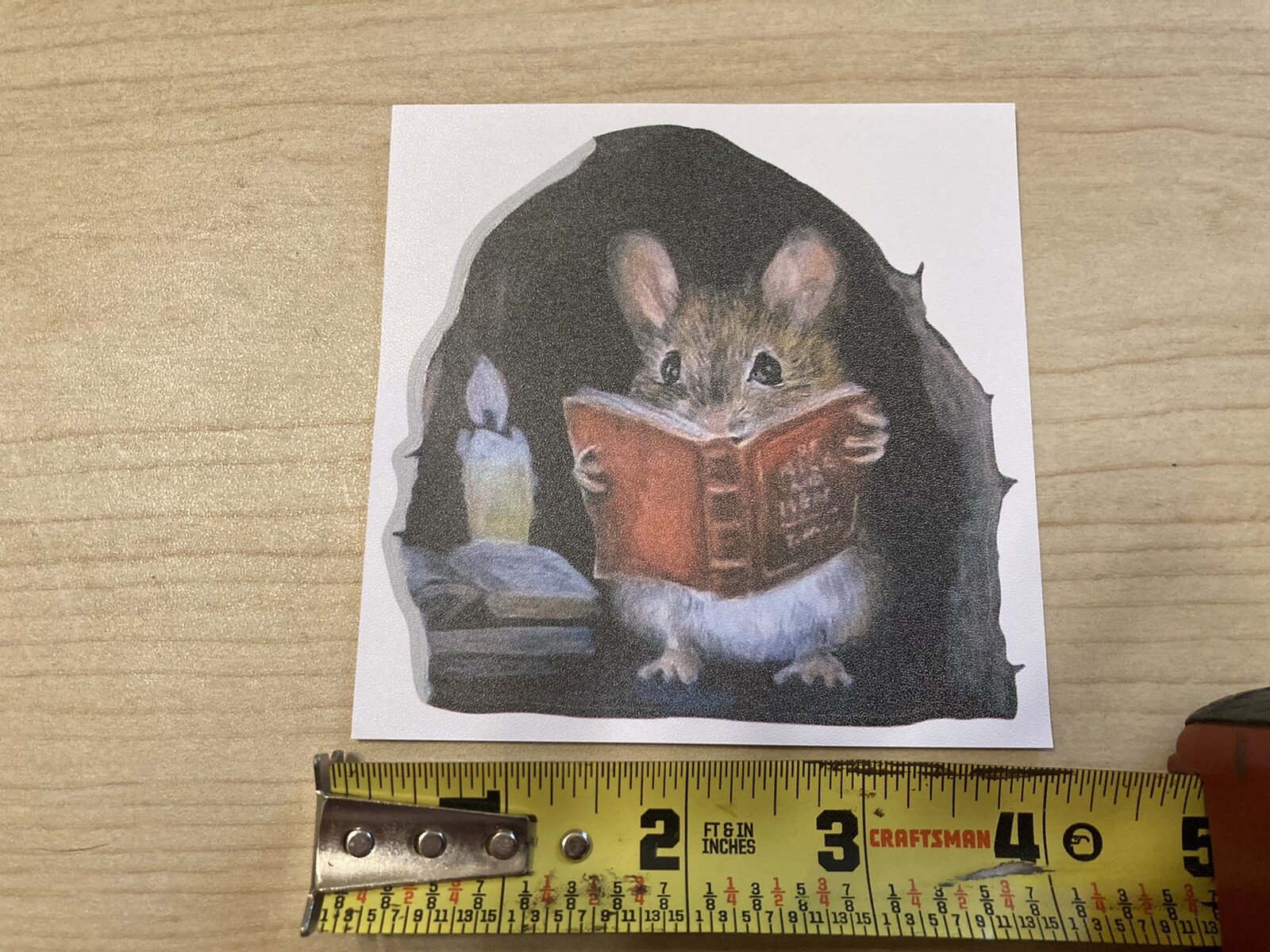 Realistic Mouse Hole Wall Sticker – Free Shipping