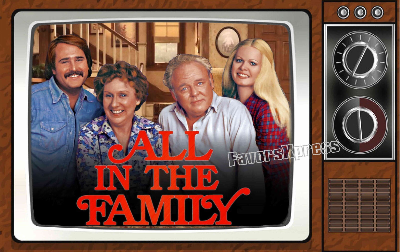 All in the Family Classic TV Show PHOTO MAGNET 4 X 2.5 INCHES