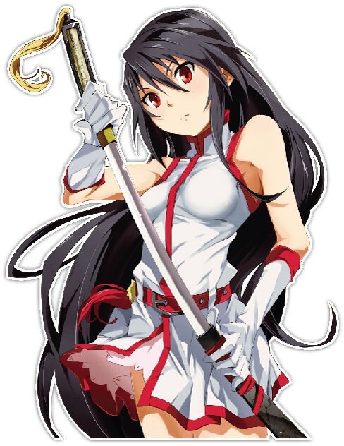 Akame Ga Kill Anime JDM Car Window Decal Sticker 001
