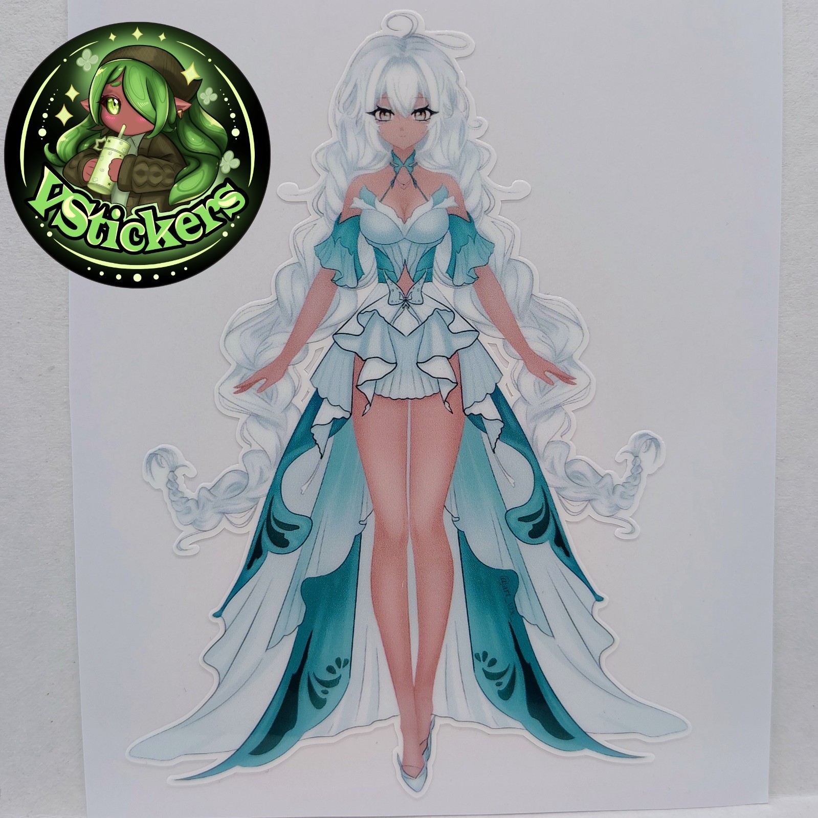[OC][9 Inches] Rosileah the Winter Butterfly – Water-Resistant Vinyl Sticker!