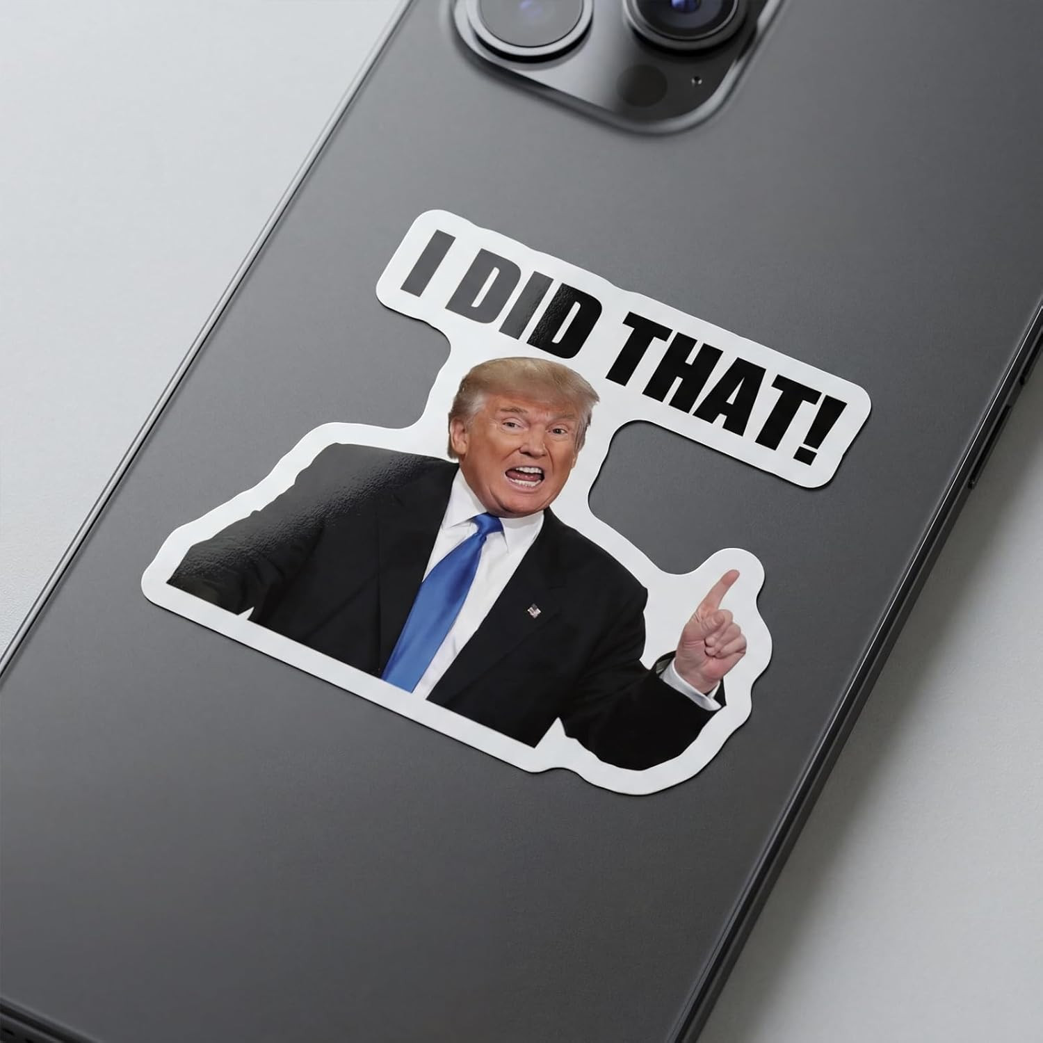 I Did That Trump Sticker 100Pcs, 2 X 1.8 Inch Gas Pump Decals, Waterproof & Weat