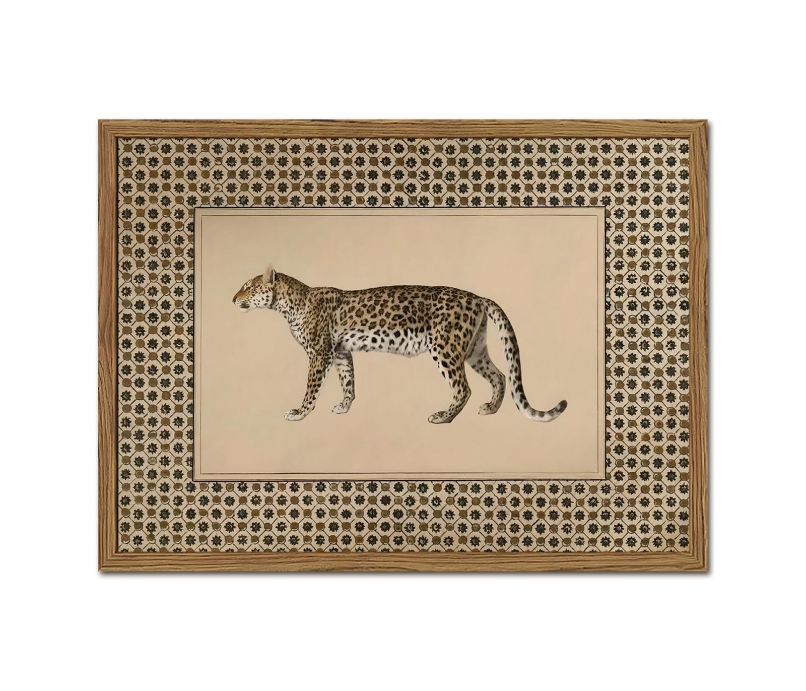 Vintage Leopard Wall Art Cheetah Safari Wall Decor Paintings, W… Fast USA SHIP