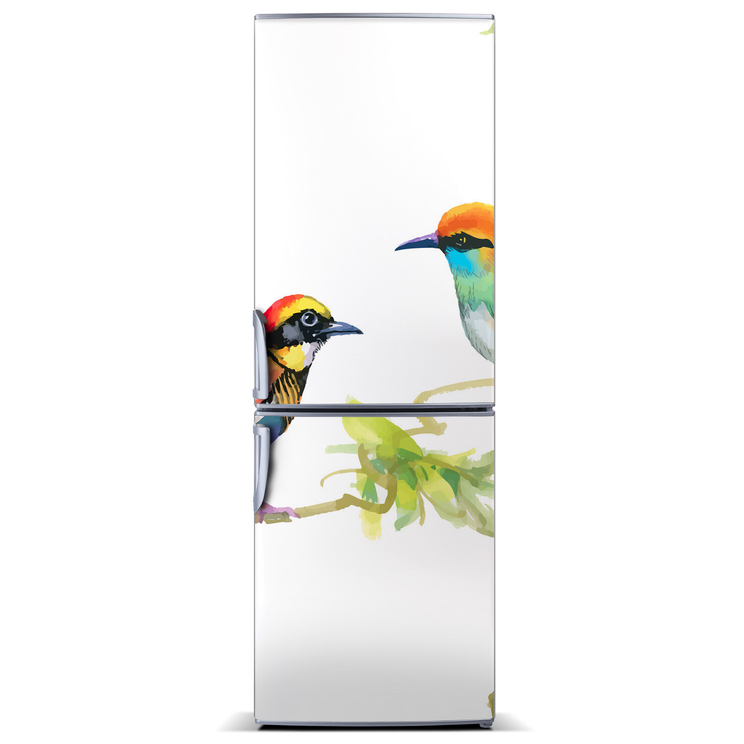 Removable Home Refrigerator Wall Sticker Magnet Decor Bedroom Animals birds