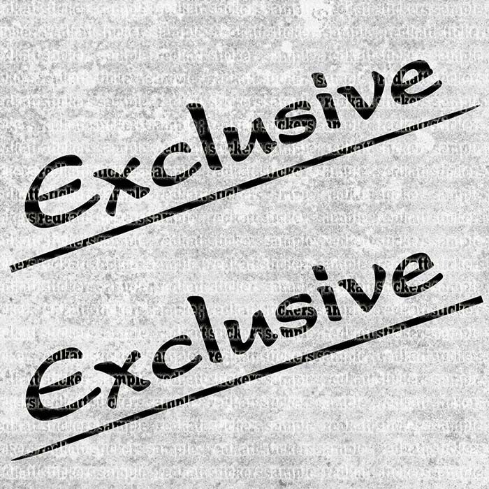 Hobby caravan stickers 2x Exclusive decals 12" for motorhome ORACAL foil cut