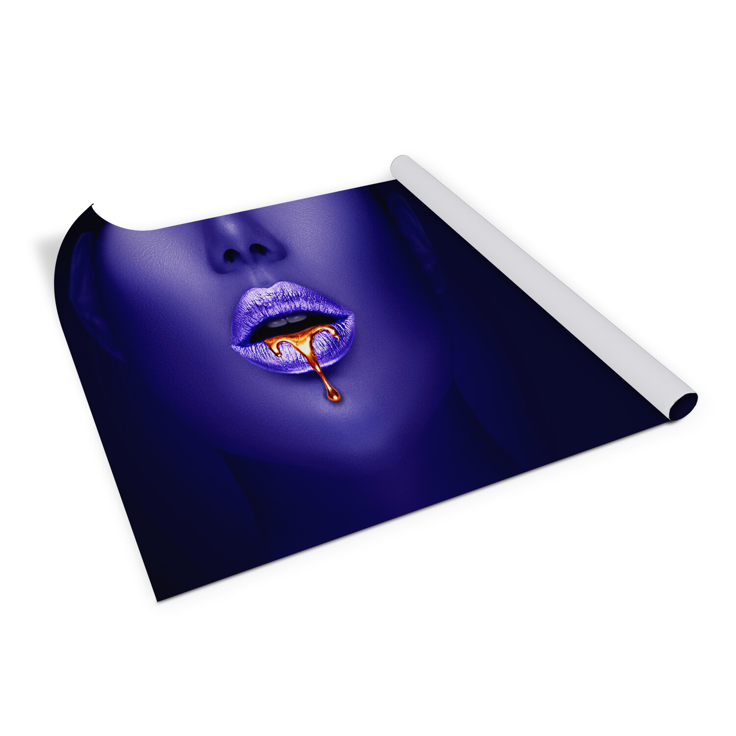 Worktop Covering Furniture Stickers Self Adhesive Vinyl Wrap Female face 100×50