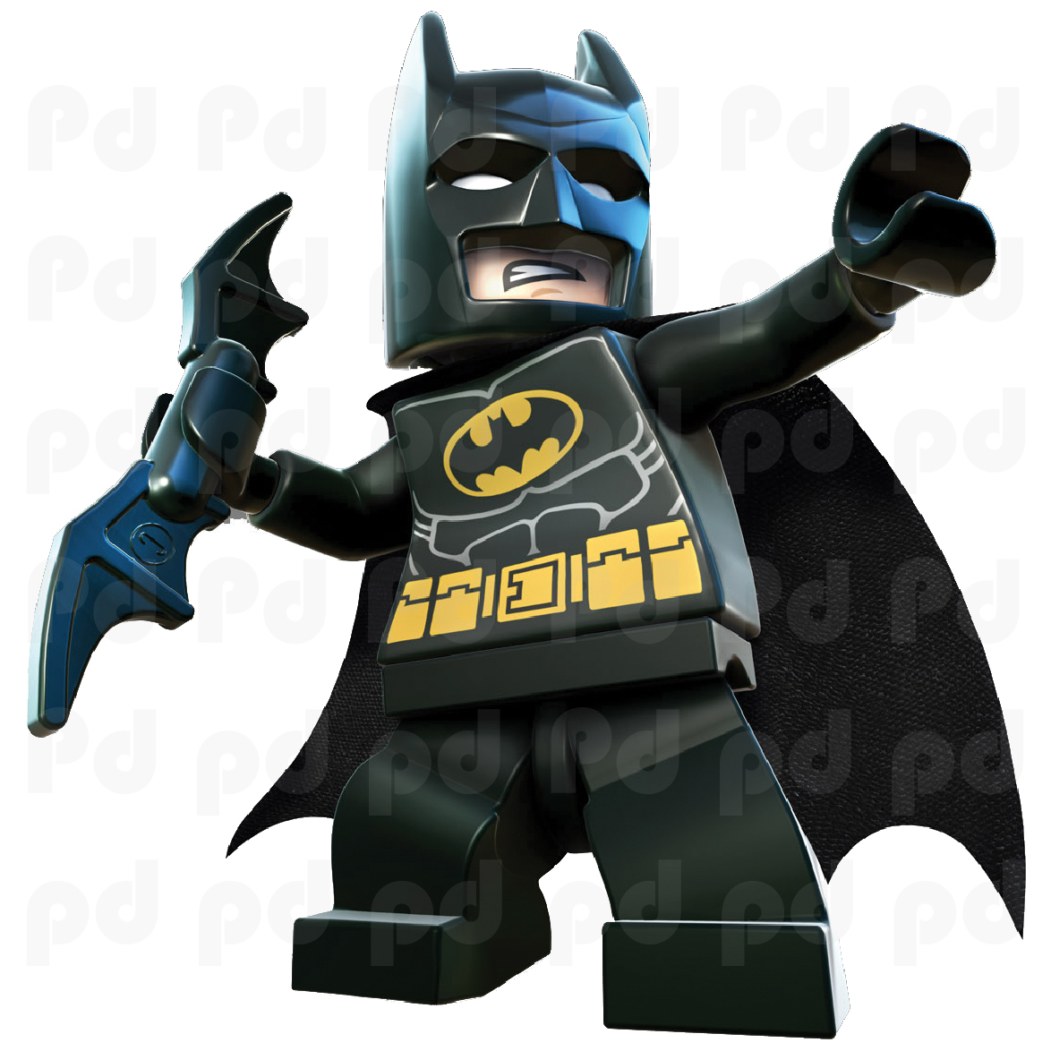 Lego Batman Wall Decal – Superhero Wall Design – The Dark Knight Wall Mural, s46