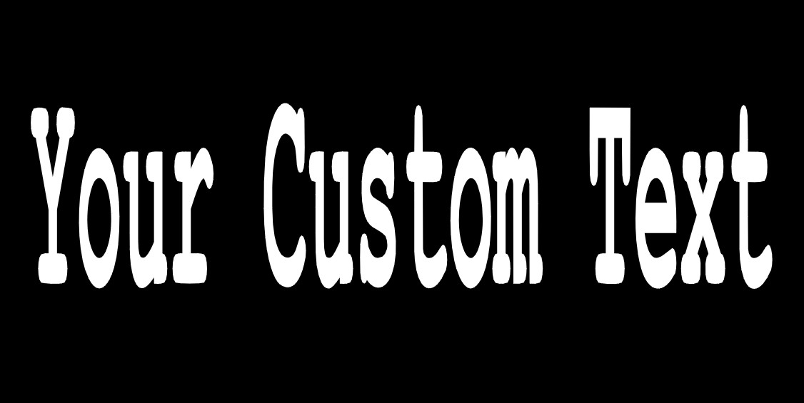 YOUR TEXT Vinyl Decal Sticker Car Window Bumper CUSTOM Personalized Lettering